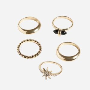 Torrid Women's Gold Jeweler Set with Starburst Design Size 12 New